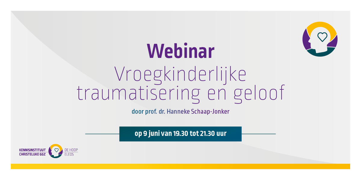 Webinar Goed voor de geest: donderdag 7 november - Kennisinstituut